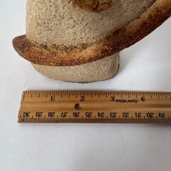 Handcrafted Rustic Ceramic Cat Figurine By Loja Do Oeste Portugal - Picture 11 of 16